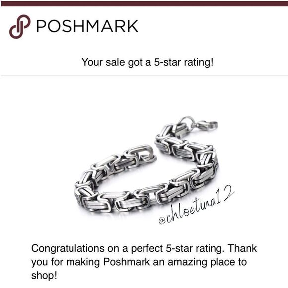 Men’s Thick Braided Link Chain Bracelet - Picture 5 of 6